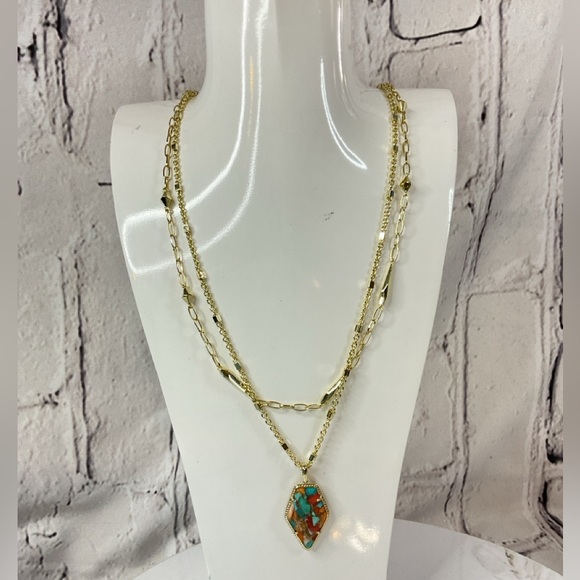 🌟 Kendra Scott Convertible Stone Pendant Necklace - Picture 3 of 8